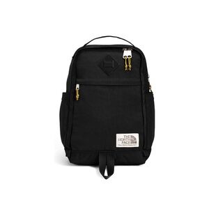 The North Face Black and Gold Backpack
